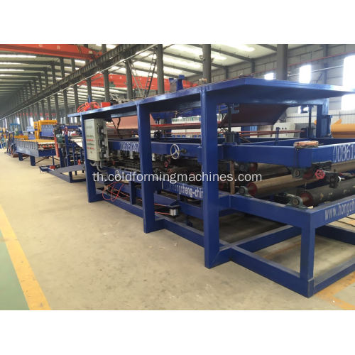 EPS และ Rockwool Sandwich Roof Panle Line